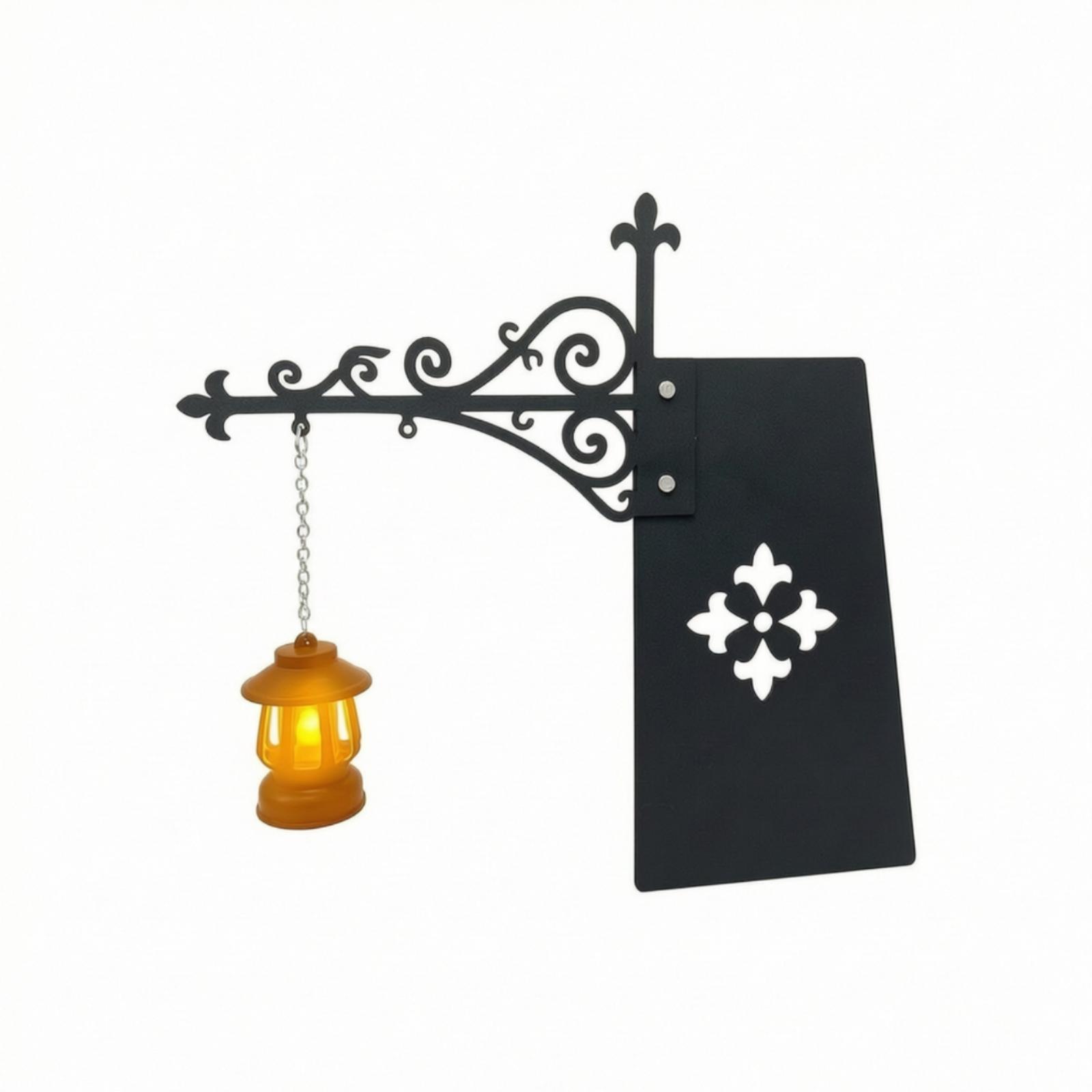 Bookshelf - Lampu Dinding Besi Berornamen Bentuk Rak