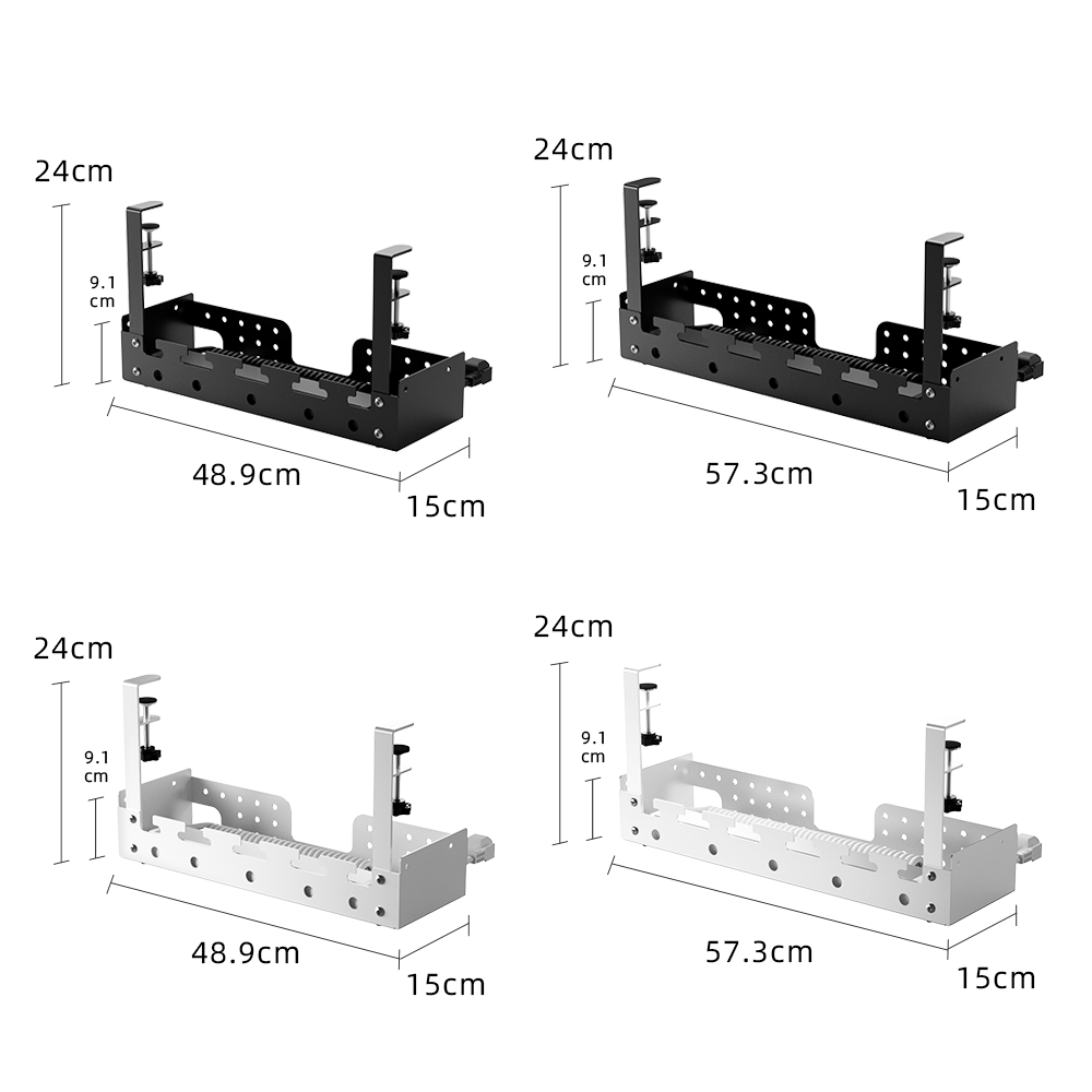 Desk Organizer - Panel Pengatur Kabel Tanpa Bor di