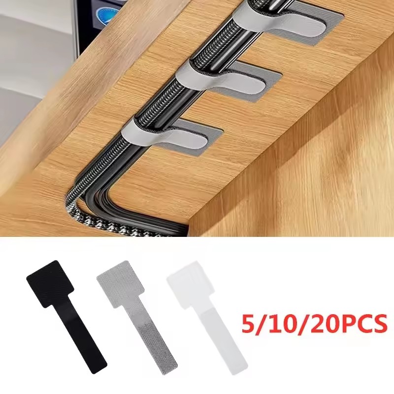 Desk Organizer - Kabel Pengikat yang Dapat Digunakan Kembali,