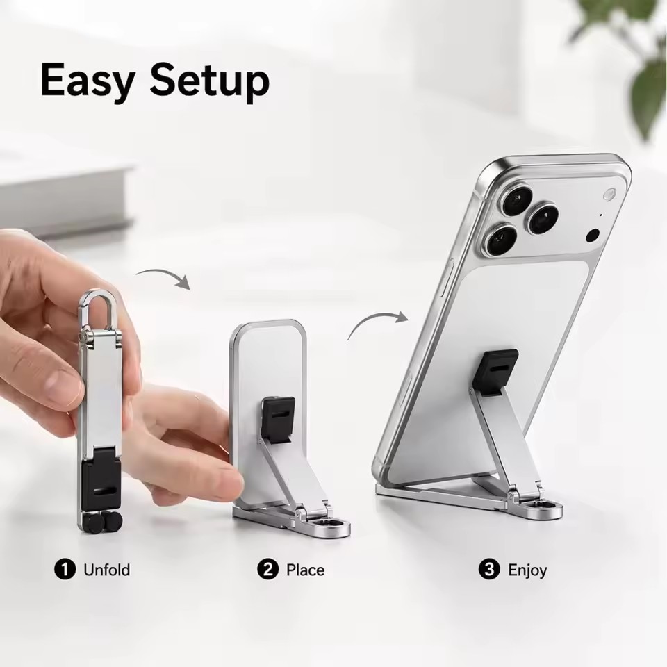 Penyangga Ponsel Lipat dengan  - Standing Desk ulasan dan harga