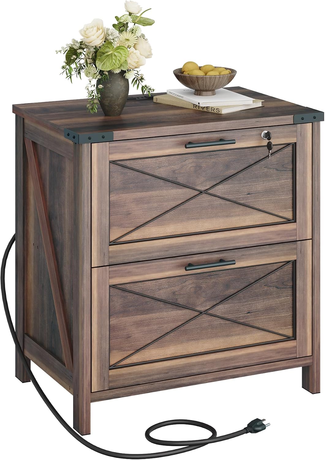 Lemari Arsip Kayu, Lemari Arsi - Printer Stand ulasan dan harga