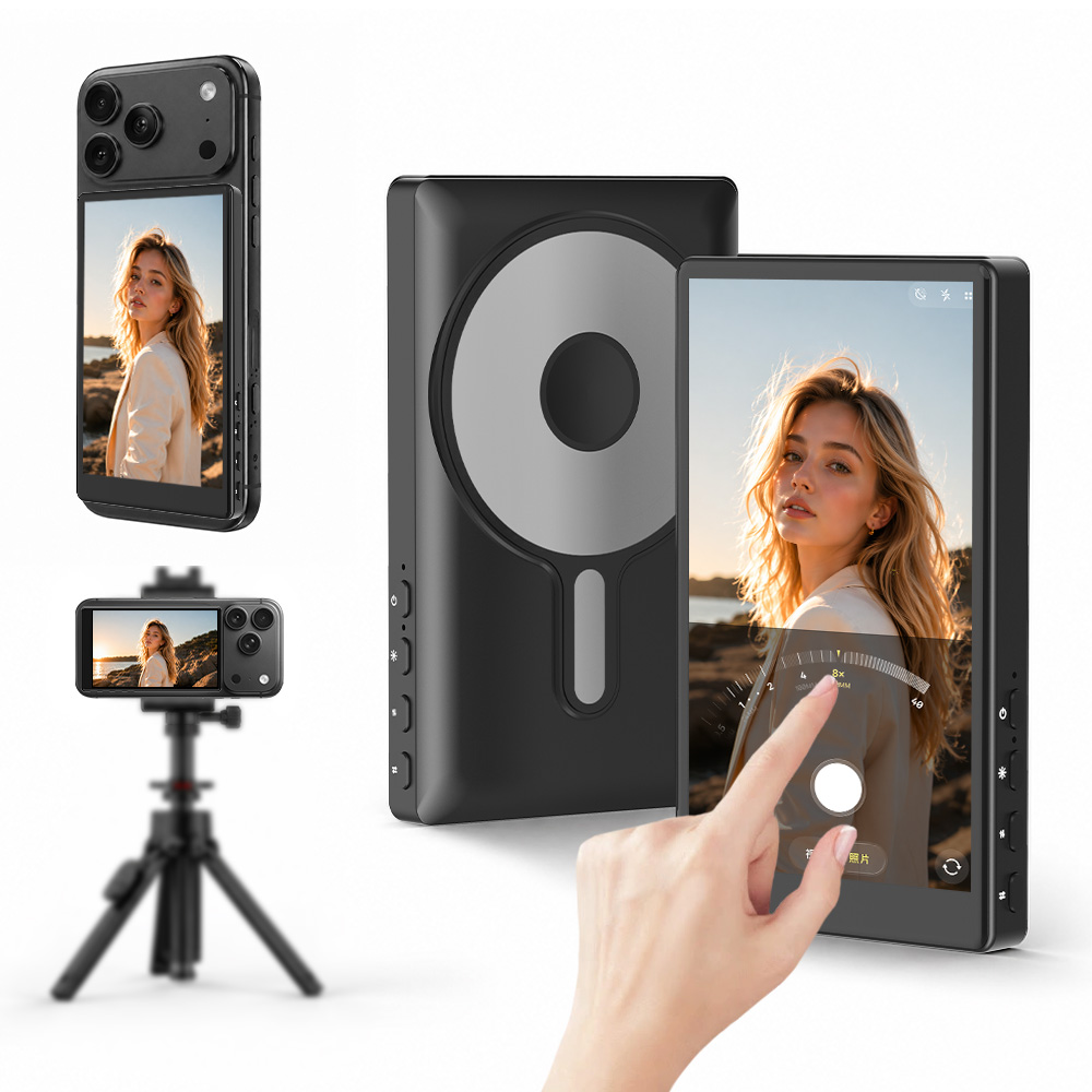 Layar Monitor Selfie Vlog untu - Monitor Stand ulasan dan harga