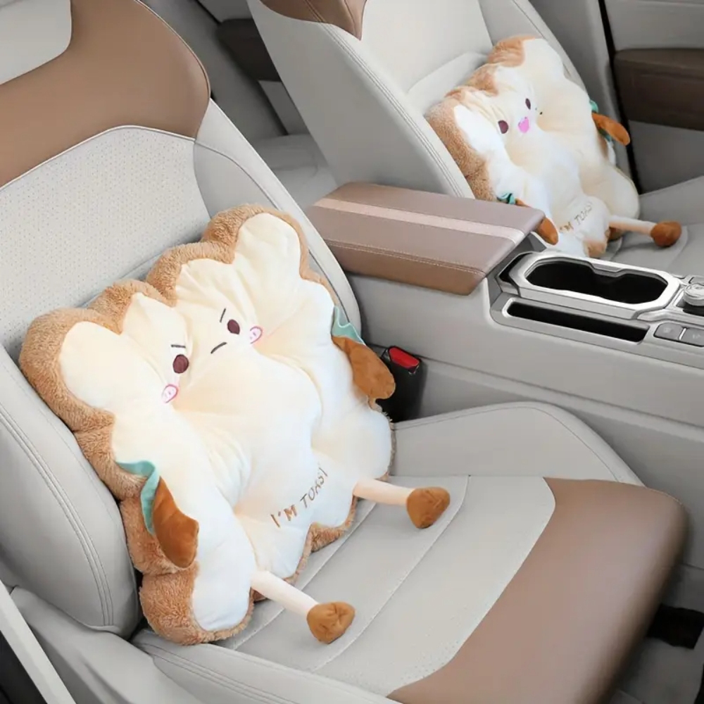1 Buah Bantal Roti Panggang Lu - Office Chair Cushion ulasan dan harga