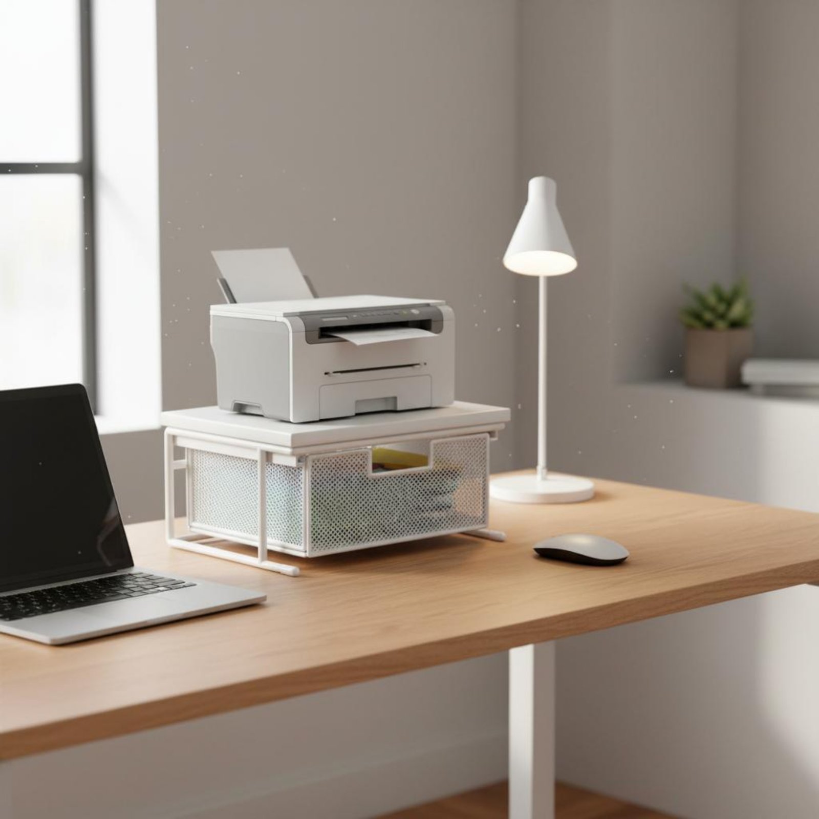 Rak Printer dengan Laci Rak Pr - Printer Stand ulasan dan harga